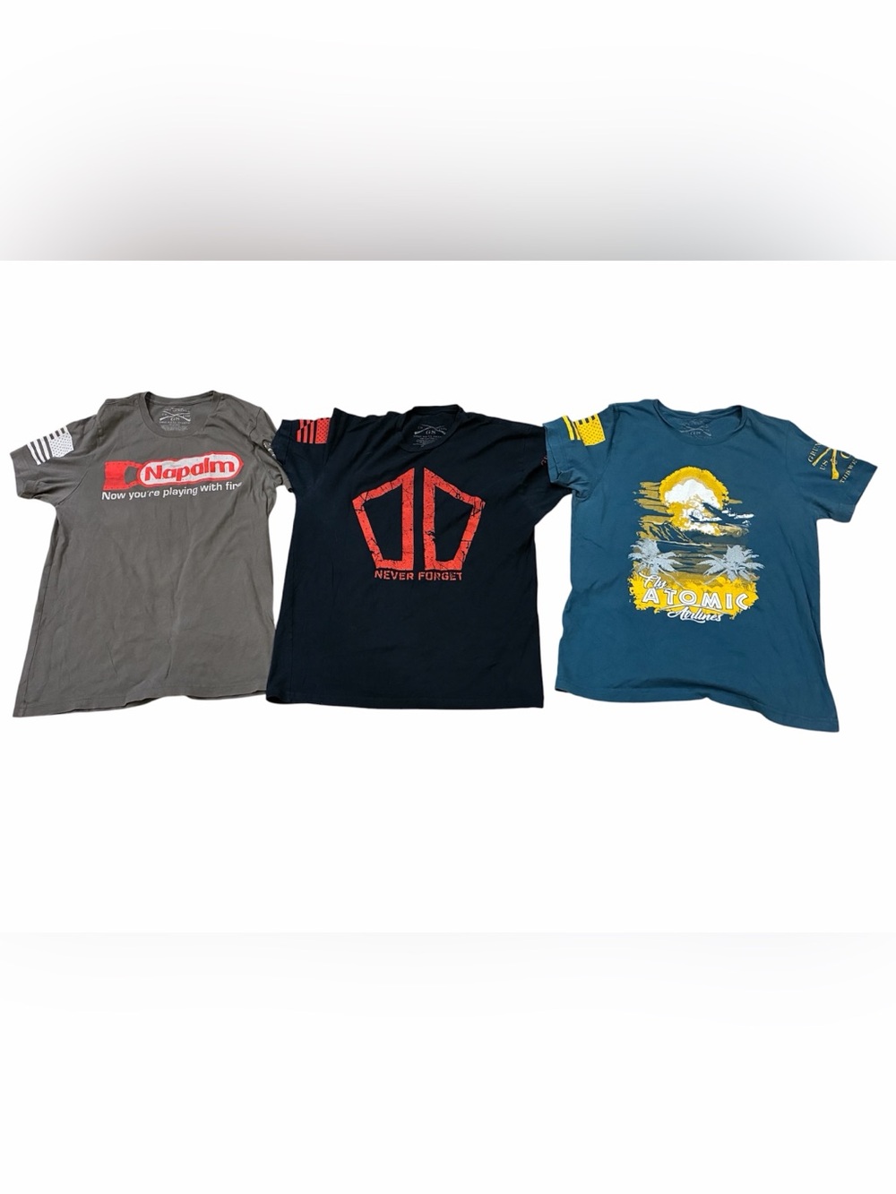 Grunt Style Mixed Lot of 3 T-Shirts Men's Size Medium